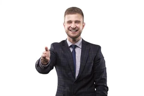 Charismatic man aiming the camera Фото