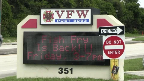 Charitable org, VFW. Stock Footage 158392862