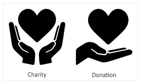 Charity and Donation Stock Illustration