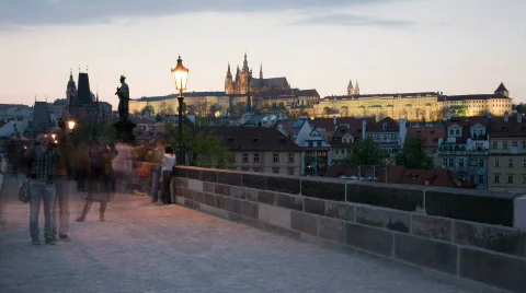 Charles bridge Stock Footage 502872