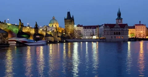 Charles Bridge Stock Footage 61927960