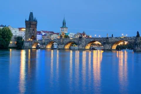 Charles bridge Stock Photos