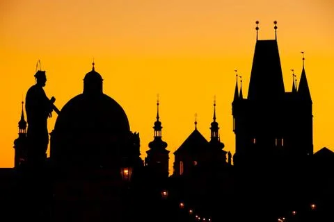 Charles Bridge 库存照片
