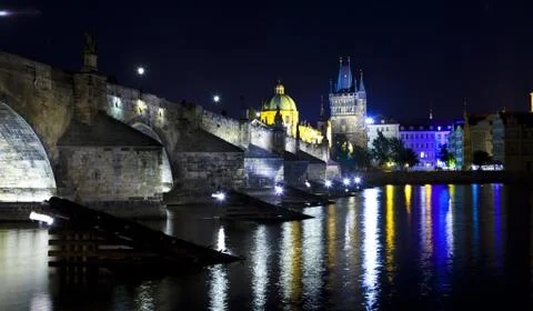 The Charles Bridge Foto stock