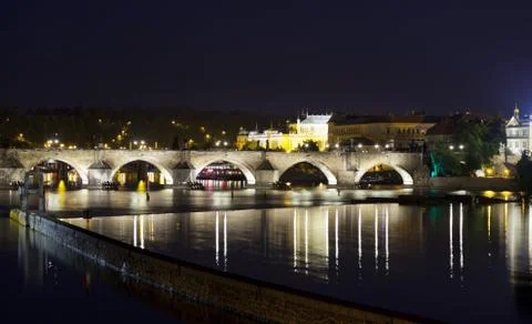 The Charles Bridge Foto stock