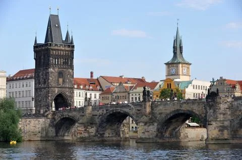 Charles bridge Foto stock