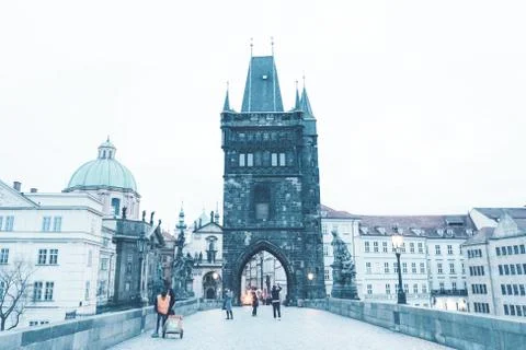 The Charles Bridge Stock Photos