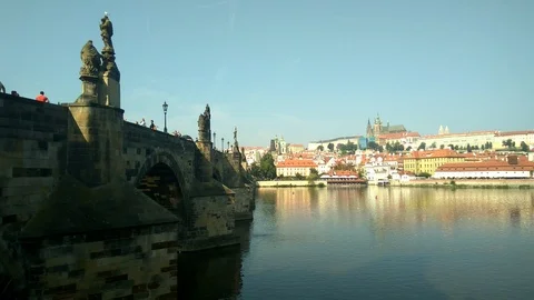 Charles bridge in Prague. Stock-Footage 116128616