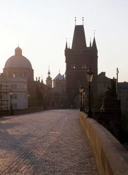 Charles bridge, prague Stock Photos