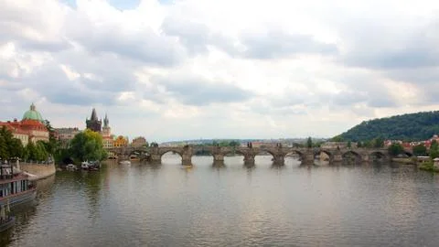 Charles Bridge Prague Stock Photos