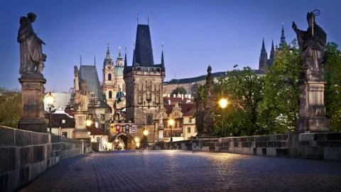 Charles Bridge in Prague 写真素材