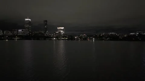 Charles River - Aerial view Stock Footage 312003410