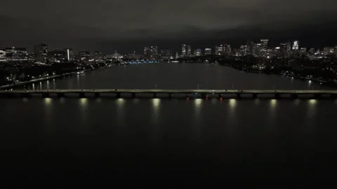 Charles River - Aerial view Stock Footage 312003781