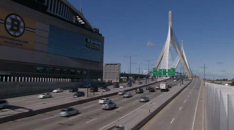 Charles River Bridge Stock Footage 270020