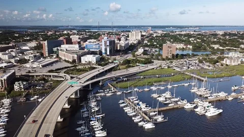 Charleston Aerial Vídeo Stock 93202502