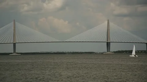 Charleston Harbor 스톡 동영상 11628479