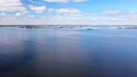 Charleston South Carolina From Above Stock Footage 274991853