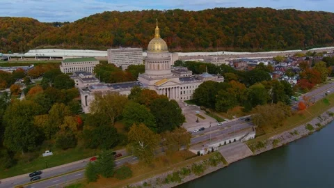 Charleston State Capital (2) Stock Footage 255698291