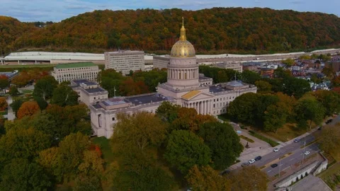 Charleston State Capital (3) Stock Footage 255698376