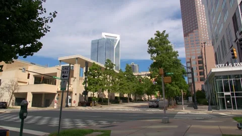 Charlotte Downtown 5 Stock Footage 276930989