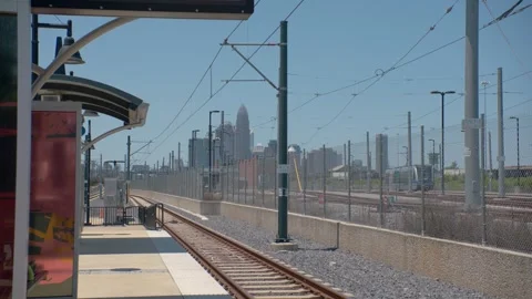 Charlotte Light Rail 17 Stock Footage 276933192