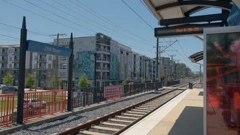 Charlotte Light Rail 20 Stock Footage 276933264