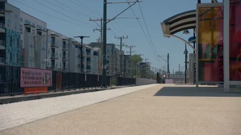 Charlotte Light Rail 23 Stock Footage 276933463