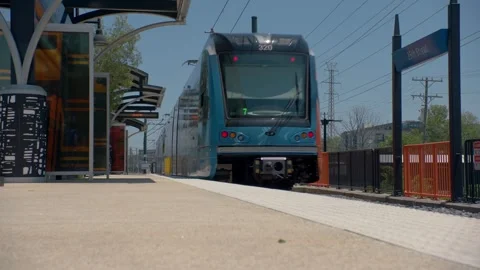 Charlotte Light Rail 24 Stock Footage 276933436