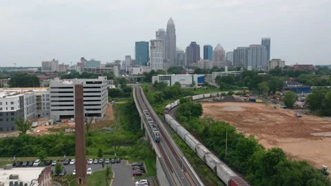Charlotte Light Rail 33 Stock Footage 276933788