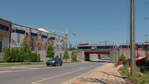 Charlotte Light Rail 7 Stock Footage 276934083