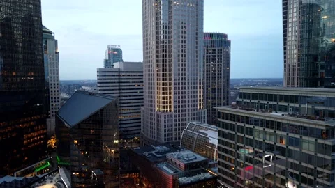 Charlotte Skyline timelapse 動画素材 157609292