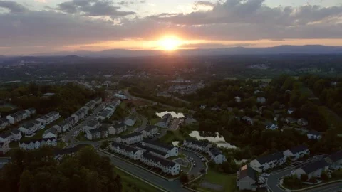 Charlottesville Sunset Stock Footage