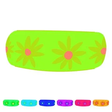 Charm bracelet churi indian vector cartoon graphic Stock Illustration