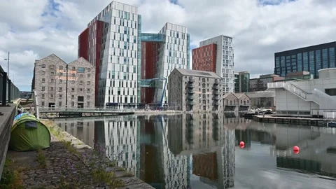 The charm of Dublin's modern architecture Stock Footage 278893861