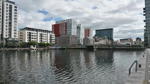 The charm of Dublin's modern architecture Stock Footage 278893874