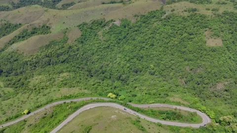 The Charm of Interdistrict Roads in Sumba Stock Footage 273075181