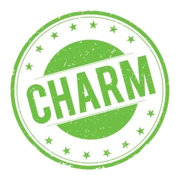 CHARM stamp sign Stock Illustration