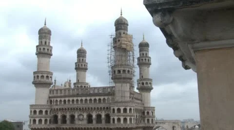 Charminar- Hyderabad Stock Footage 11520196