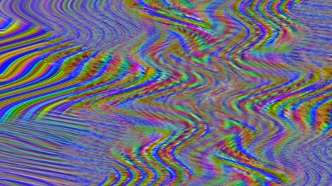 Charming bad trip effect prism reflections holographic background. Stock Footage 112155647