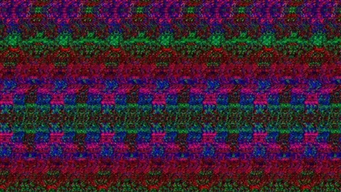 Charming bad tv imitation pattern glittering background. Looped animation. Stock Footage 121115048