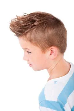 Charming boy isolated. Stock Photos