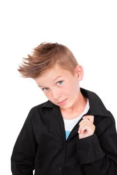 Charming boy posing. Stock Photos