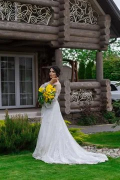 The charming bride Fotos de archivo