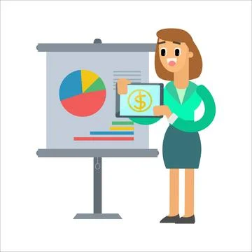 Charming Cartoon Character Design | Cute Digital Illustration Stock Illustration