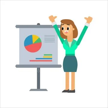 Charming Cartoon Character Design | Cute Digital Illustration Stock Illustration