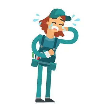 Charming Cartoon Character Design | Cute Digital Illustration Stock Illustration