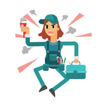 Charming Cartoon Character Design | Cute Digital Illustration Stock Illustration