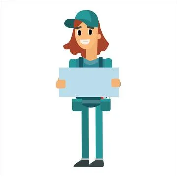 Charming Cartoon Character Design | Cute Digital Illustration Stock Illustration