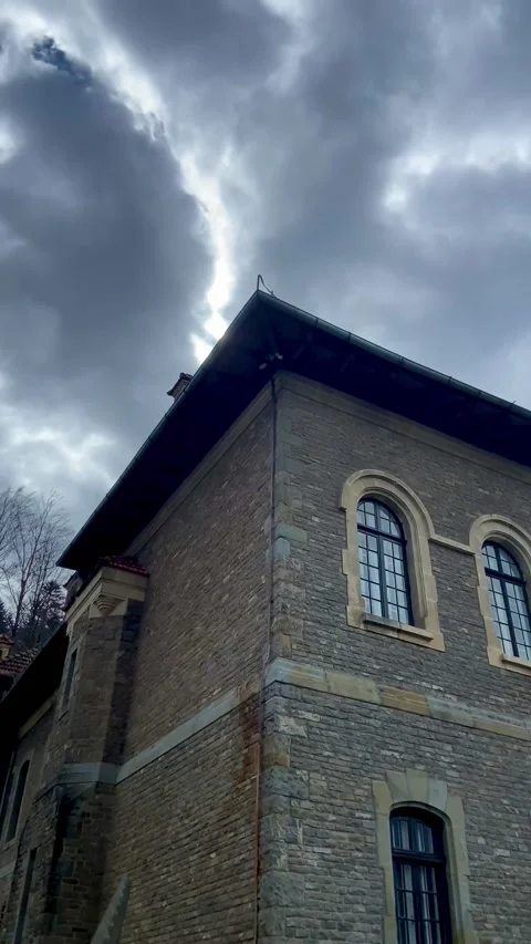 This charming castle is a very suitable mystical place for films shooting. Stock Footage 239618237