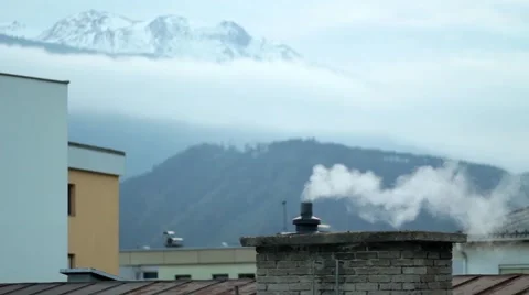 Charming Chimney Stock Footage 56090640